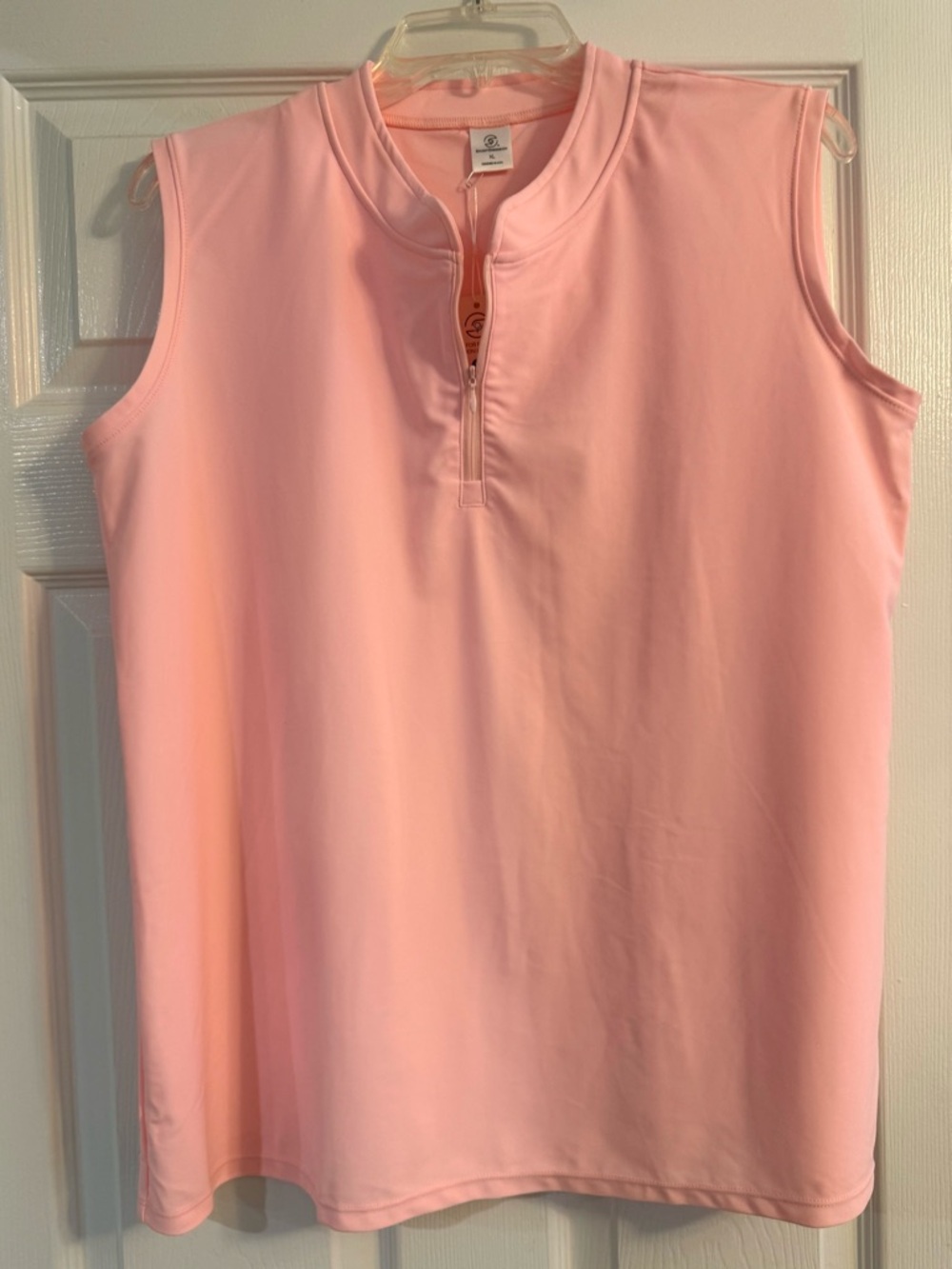 Women’s Light Pink Quarter-Zip Active Top